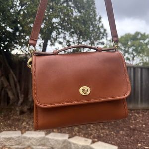 VINTAGE Coach Court British Tan